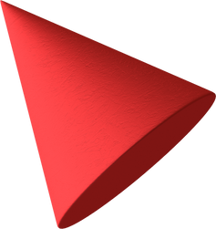 Russian 3D Avant Garde Shapes Cone